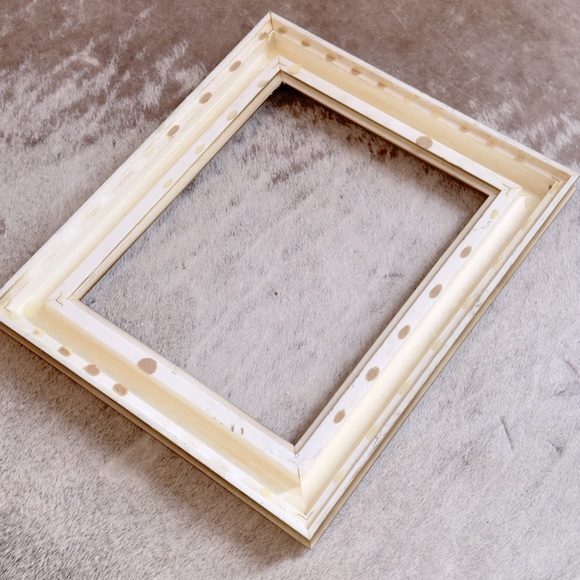 VINTAGE Shabby Chic Gold Empty Frame 11”x14” Opening 8”x10” - Picture 9 of 16